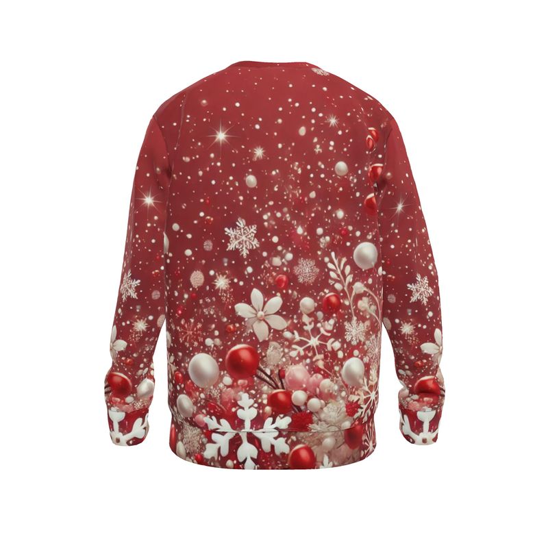 Festive Red Snowflake Christmas Jumper – ART&AIR Christmas Collection